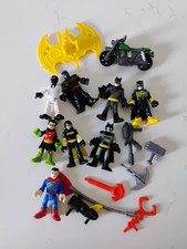 Imaginext DC Super Friends Lot Yellow Lantern Batman Mini Figure Fisher-Price
