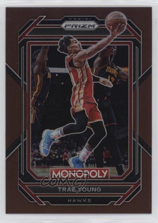 2022-23 Panini Prizm Monopoly Brown Prizm 88/249 Trae Young #1 1i3i