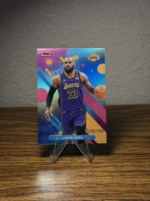 2025-26 Topps Finest LeBron James #79 Sky Blue Refractor /350 Lakers SP