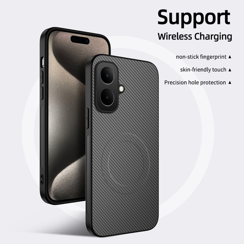For Infinix Smart 10, Luxury Carbon Fiber Feel PU Leather Magnetic Cover Case - 第 13/14 張圖片