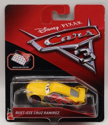 Rust-Eze Cruz Ramírez Disney Pixar Cars 3 BONUS MINI POSTER