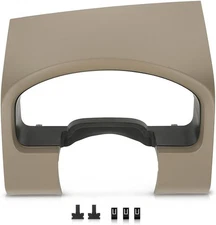 04-08 Ford F150 Instrument Cluster Speedometer Dash Bezel Trim Beige Front Left