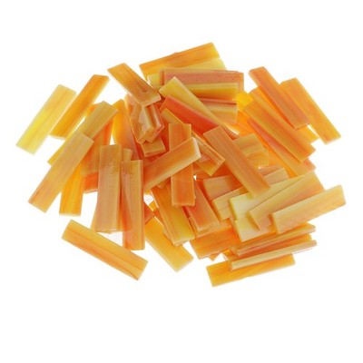 80 rechteckige, mehrfarbige Glasmosaikfliesen von Tessera für Kunstprojekte