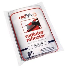 Radflek Radiator Reflector Panels- Heat Reflective Radiator Foil Sheet - Contain