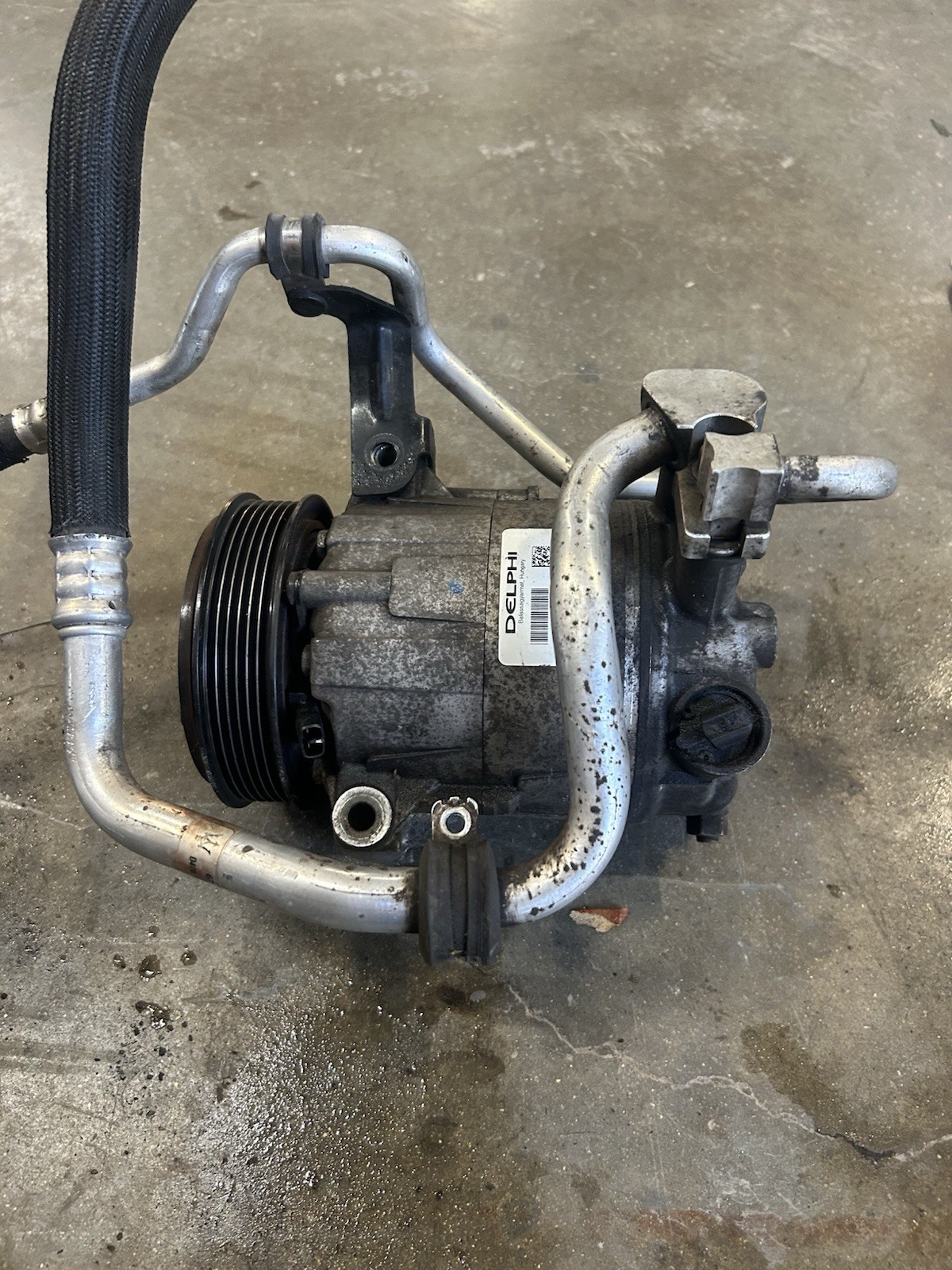 14-17 Maserati Ghibli SQ4 3.0L AC A/C Air Conditioning Compressor OEM