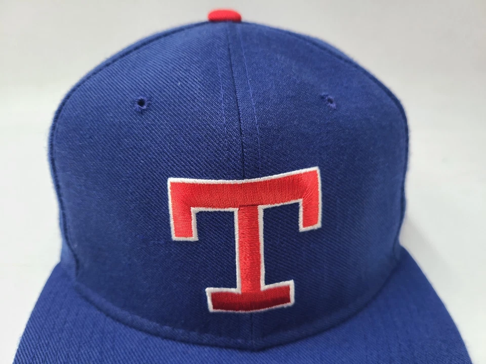 Vintage Texas Rangers New Era 59Fifty Pro Model Fitted 7 1/8 Hat Cap Wool MLB - Image 4 of 4