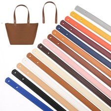 2Pcs Bag Strap PU Leather Detachable Handbag Handle Shoulder Belt Replacement