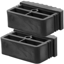2Pcs Ladder Leg Caps Rubber Replacement Feet Covers Sturdy Non Slip Pads