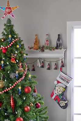 Fallout Nuka Cola X-Mas Set Fizz-tive Garland & Fizz-tive Tree Topper Neu & OVP