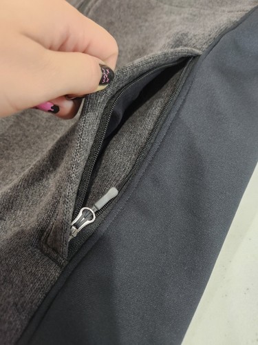 NEW Spyder Jacket Men's Size M Empire Black Logo Full Zip Mock Neck Pockets NWT - Picture 11 of 12