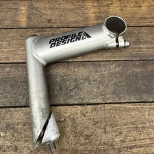 Vintage Profile Design Quill 26mm Stem 22.2mm 1 Inch Threaded Road Bike Silver