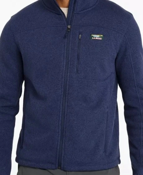 New Men's L.L.Bean Sweater Fleece Full-Zip Jacket - product detail image 1
