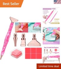 Ergonomic Diamond Art Painting Pen Set with Stainless Steel Tips  Comfort Grip
