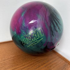 Storm Phaze III 3 Purple Green Black Bowling Ball 15lbs Made in USA USBC Drilled