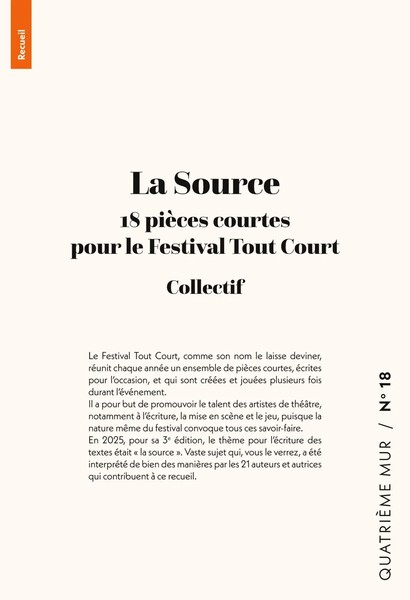Collectif | La Source | Taschenbuch | FranzöSisch (2025) | QuatrièMe Mur-image