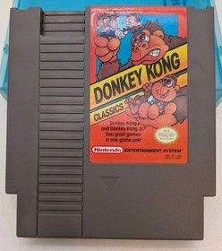 Donkey Kong Classics con manuale NES Nintendo Entertainment System testato usato in ottime condizioni