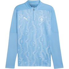PUMA Manchester City Football Club Series Ss24 Nautical Brand Logo Printed