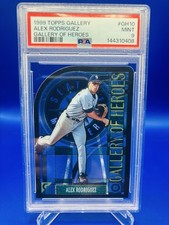 1999 Topps Gallery - Gallery of Heroes Alex Rodriguez #GH10 PSA POP 23