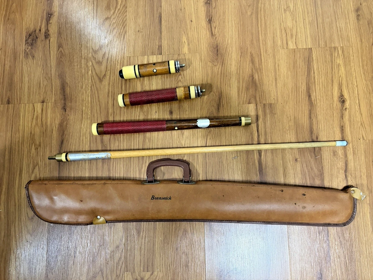 BRUNSWICK ヴィンテージ キュー ケース付き BRUNSWICK ヴィンテージ キュー ケース付き BRUNSWICK ヴィンテージ