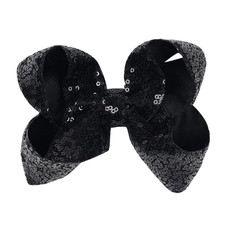 5 Inches Sequins Large Bows Alligator Hair Clip Hair Barrettes Accessories for W
