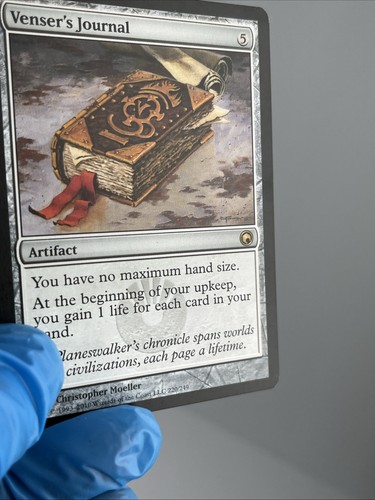 Venser's Journal Scars of Mirrodin MTG Magic Condition Shown In Many Pictures - Picture 13 of 15