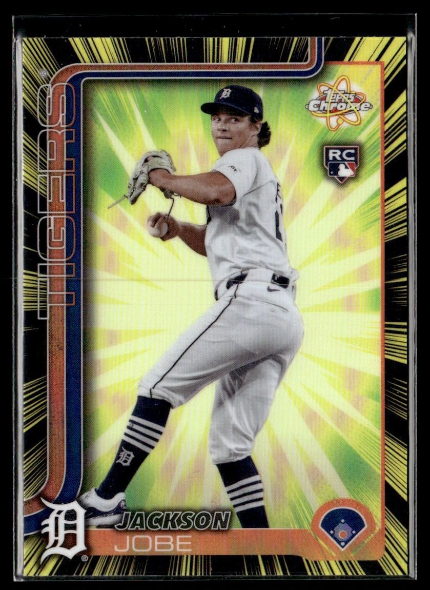 2025 Topps Chrome Radiating Rookies Jackson Jobe RC Detroit Tigers #RR-11