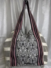 Sakroots Catalina Multi Color Cotton Large Hobo Bag Tote Purse