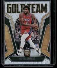 2024-25 Panini Totally Certified #10 Joel Embiid Gold Team