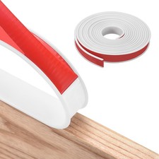 16Ft U-Shape Edge Banding Self Adhesive Edge Protector White 22mm / 7/8"