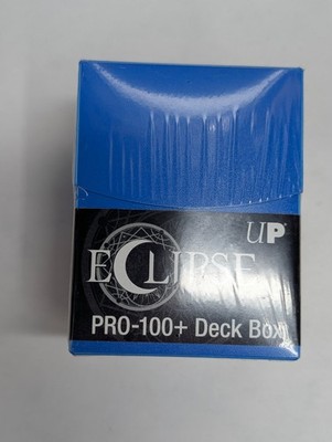 Ultra Pro Eclipse PRO 100+ Deck Box WHITE Locking Lid w/ 1 Card Divider