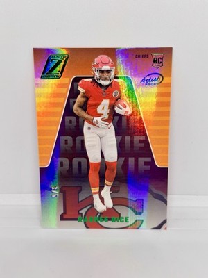 RASHEE RICE Rookie 2023 Zenith Artist Proof Emerald /5 Kansa City Chiefs RC #176