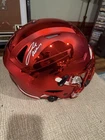 Josh Allen Autographed Bills Red Chrome Authentic Speedflex Helmet Beckett