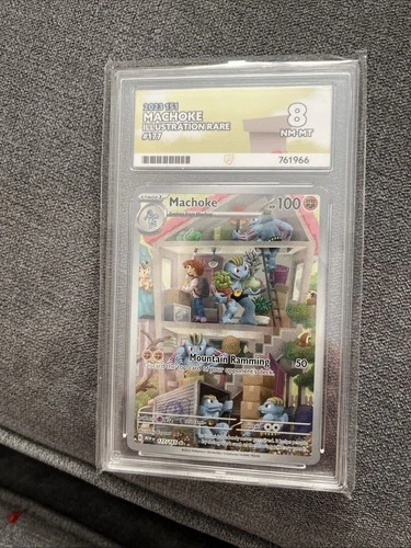 Machoke 177/165 151 ACE 8 English 2023 Illustration Rare Pokemon TCG Card