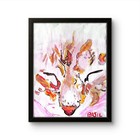 Cat Vibrant Abstract Expressionism Canvas Painting. — photo 7