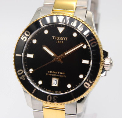 TISSOT Seastar 1000  T120.410.22.051.00 Black Dial Men's Watch 40mm