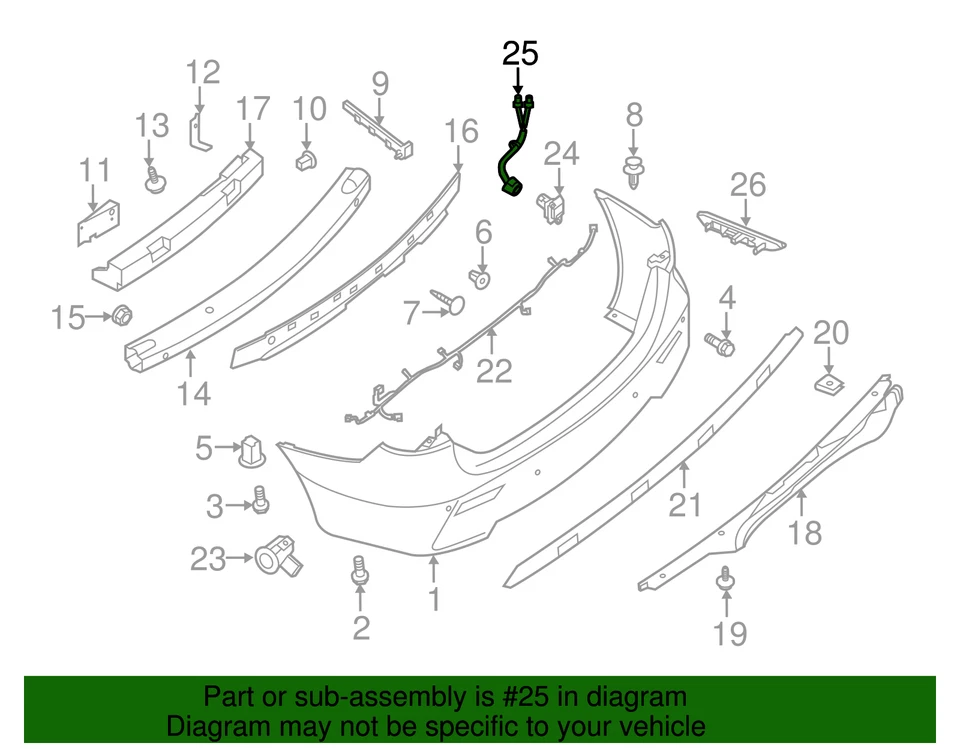 Nissan Pathfinder 2013-2024 genuino - cable conector 24340-3KA0A Foto 3 de 3