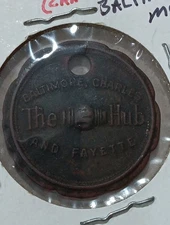 Charge Coin: Baltimore MD, The Hub. Charles And Fayette 28mm
