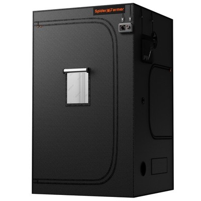 Spider Farmer Growzelt Indoor Grow Tent 120x120x200cm Mylar Hydroponics Plants