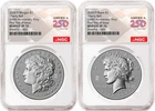 2 Coin Set 2026 Morgan and Peace Reverse Proof Privy NGC RP70 FDOI Flag Pre-Sale