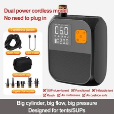 Electric Paddle Board Pump Rechargeable 20PSI SUP Pump Dual-Stage Inflation
