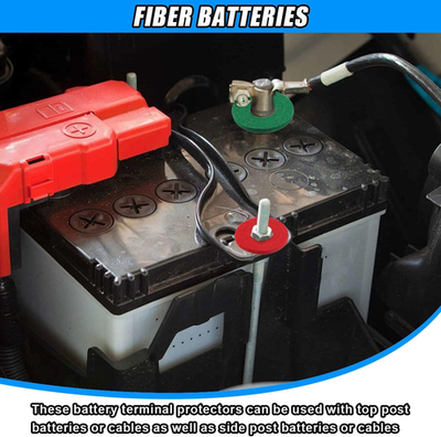 #ad 12PCS Battery Terminal anti Corrosion Washers 6 Red and 6 Green Battery Top ... $7.95