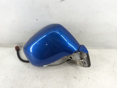 2008 Nissan Tiida Passenger Right Side View Power Door Mirror Blue Y5QP7