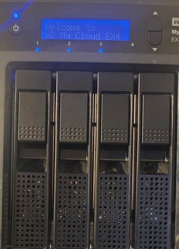 WD My EX4 Network Attached Storage NAS (MAX 20TB) - w/Power Cord. SEE Descriptio - Afbeelding 6 van 6