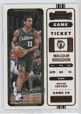 2022-23 Panini Contenders Bronze Game Ticket Malcolm Brogdon #100 12ps