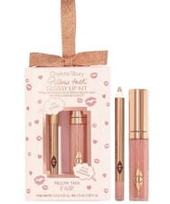 Charlotte Tilbury Kit Pillow Talk Glossy Lip Kit Color FAIR Liner Gloss