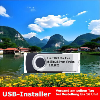 Linux Mint 22.3 'Zena' Xfce 64Bt von 11.01.2026 neu Version USB Installer