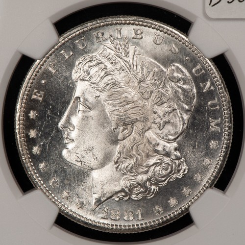 1881-S $1 Morgan Silver Dollar - PQ Proof-Like Obv - NGC MS 65 - SKU-B3067 - Picture 6 of 8