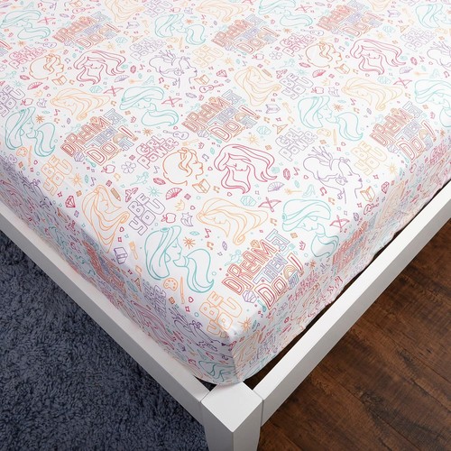 Nuevo juego de sábanas dobles para niños Princess Disney de 3 piezas - planas, sábanas ajustables, funda de almohada - Imagen 7 de 9