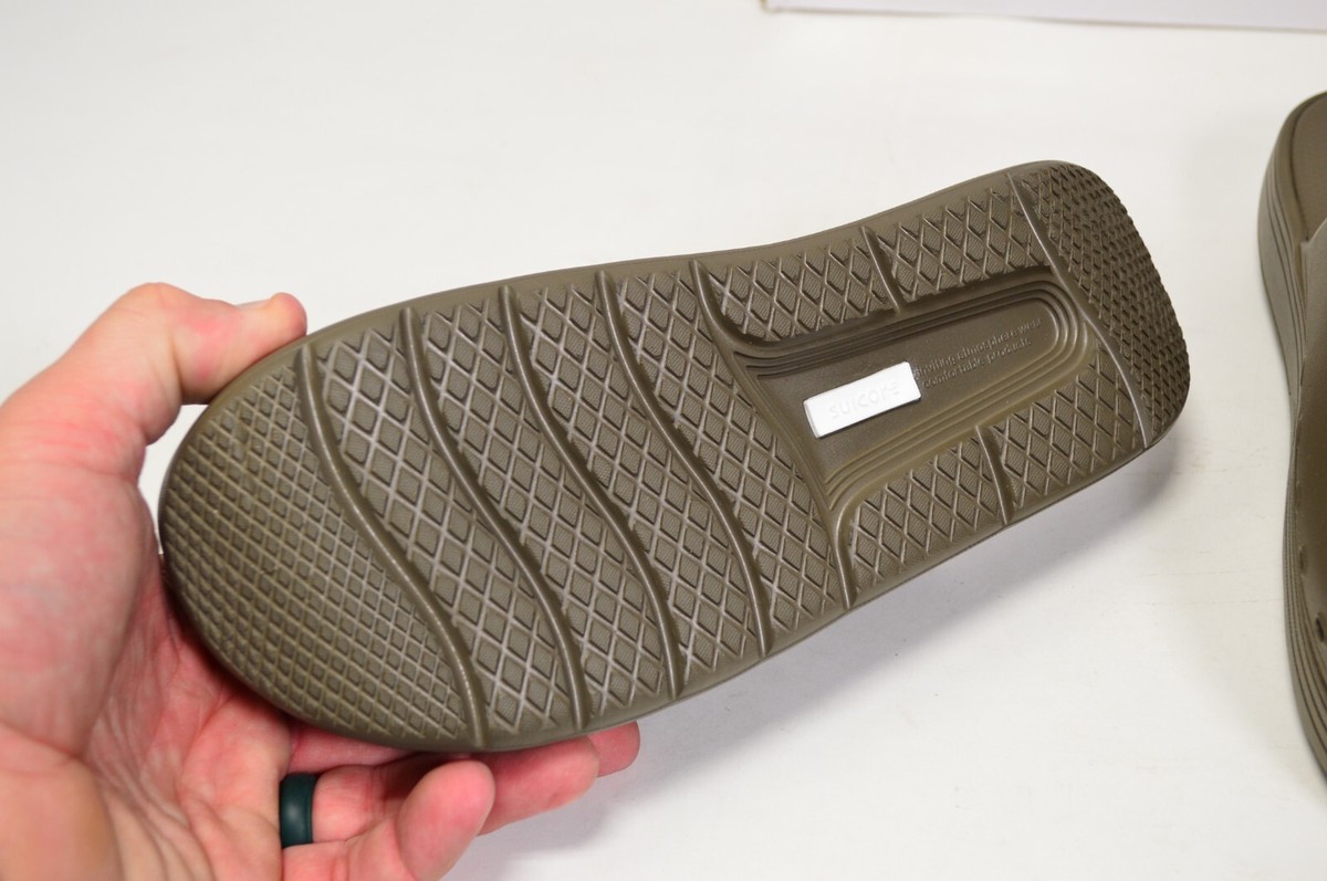 Suicoke Polk slides in olive green size 8 Suicoke Unisex SIV Olive Slides | eBay main image 3