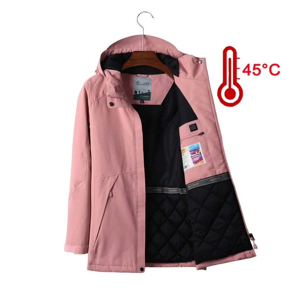 Women's plus shop size heated jacket
